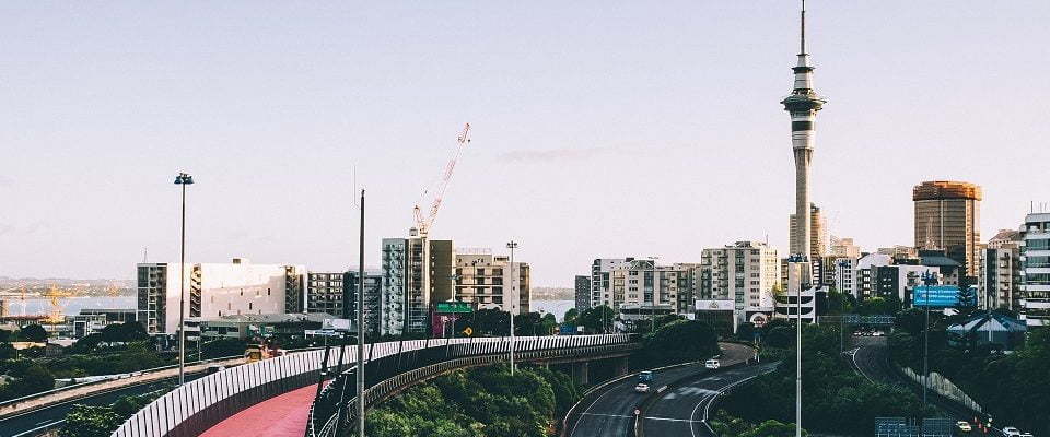 Vista de Auckland, Nova Zelândia