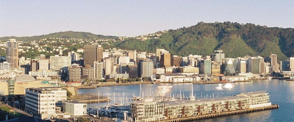 Vista de Wellington, Nova Zelândia