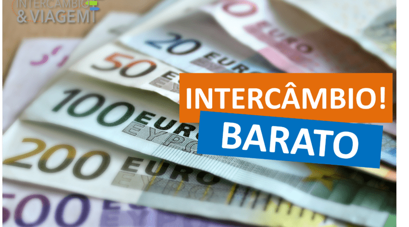 Intercâmbio Barato - Notas de dolar e euro
