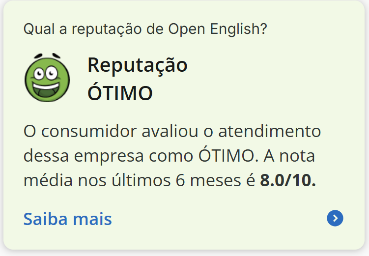 Open English - Reclame Aqui